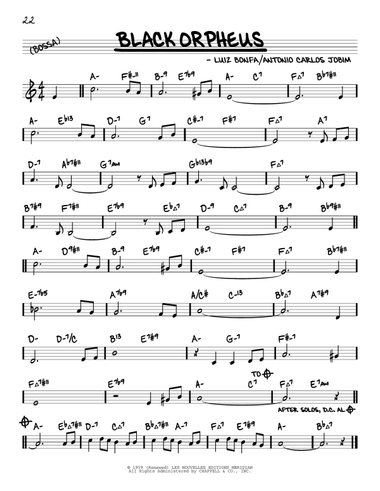 Black Orpheus (arr. David Hazeltine)