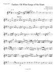 Oh What Songs of the Heart : Trumpet Fanfare