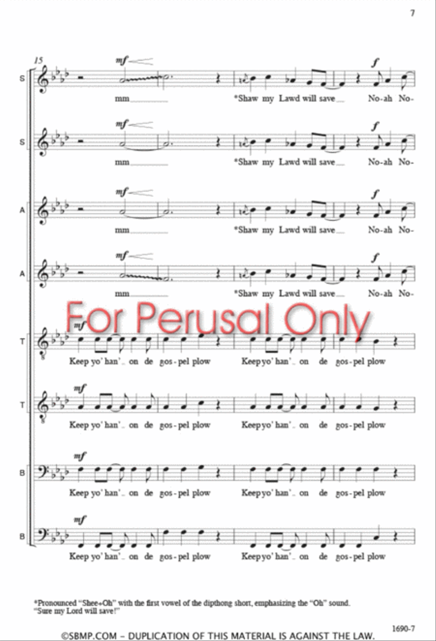 Hold On - SSAATTBB Hold On - SSAATTBB SSAATTBB scores gallery preview page 6