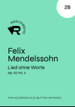 Lieder ohne Worte op.67 n.2 (2B)