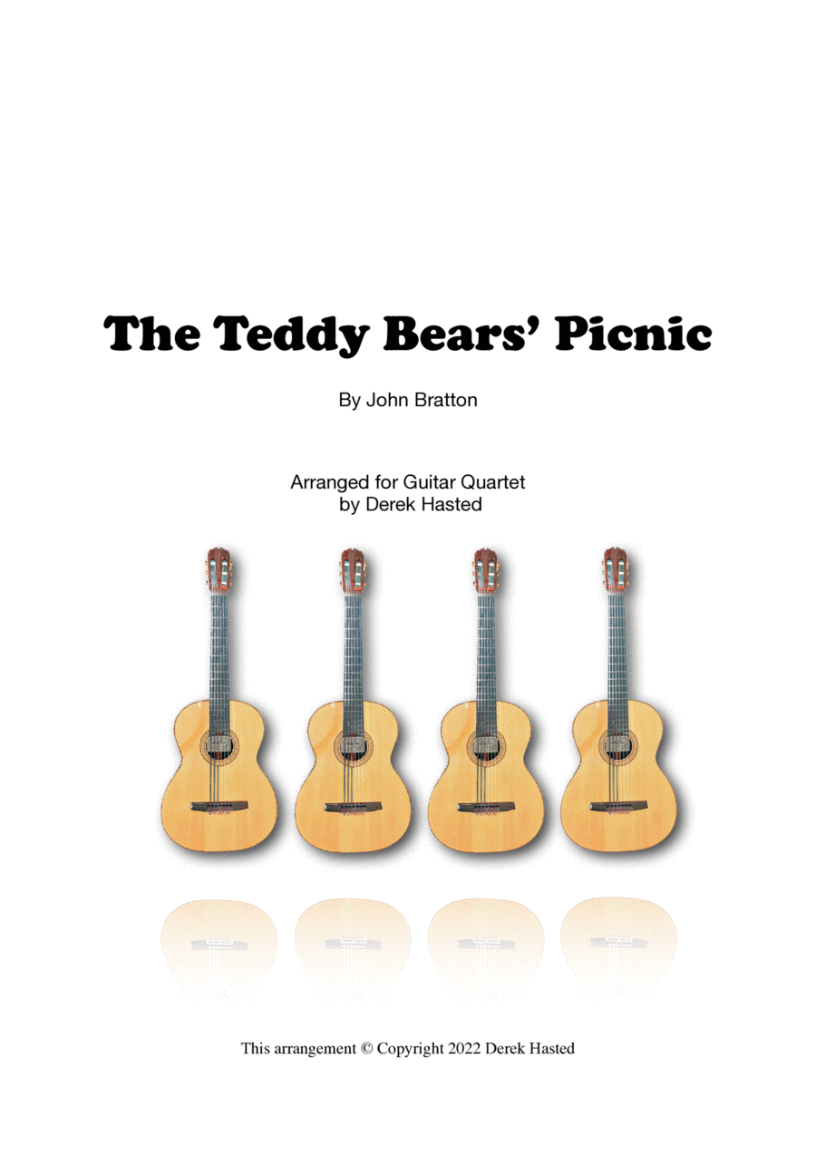 Teddy Bears' Picnic - Guitar Quartet Guitar Ensemble scores gallery preview page 1