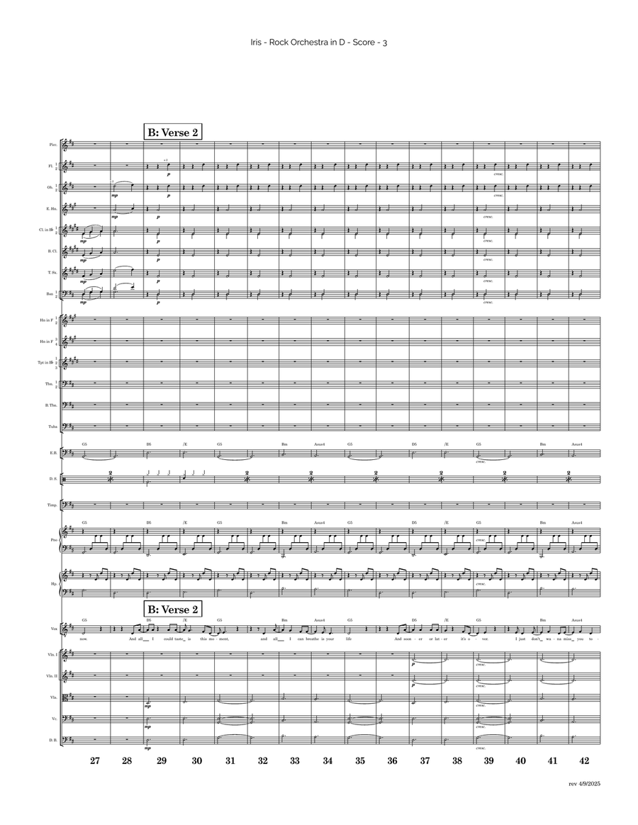 Iris Full Orchestra scores gallery preview page 3