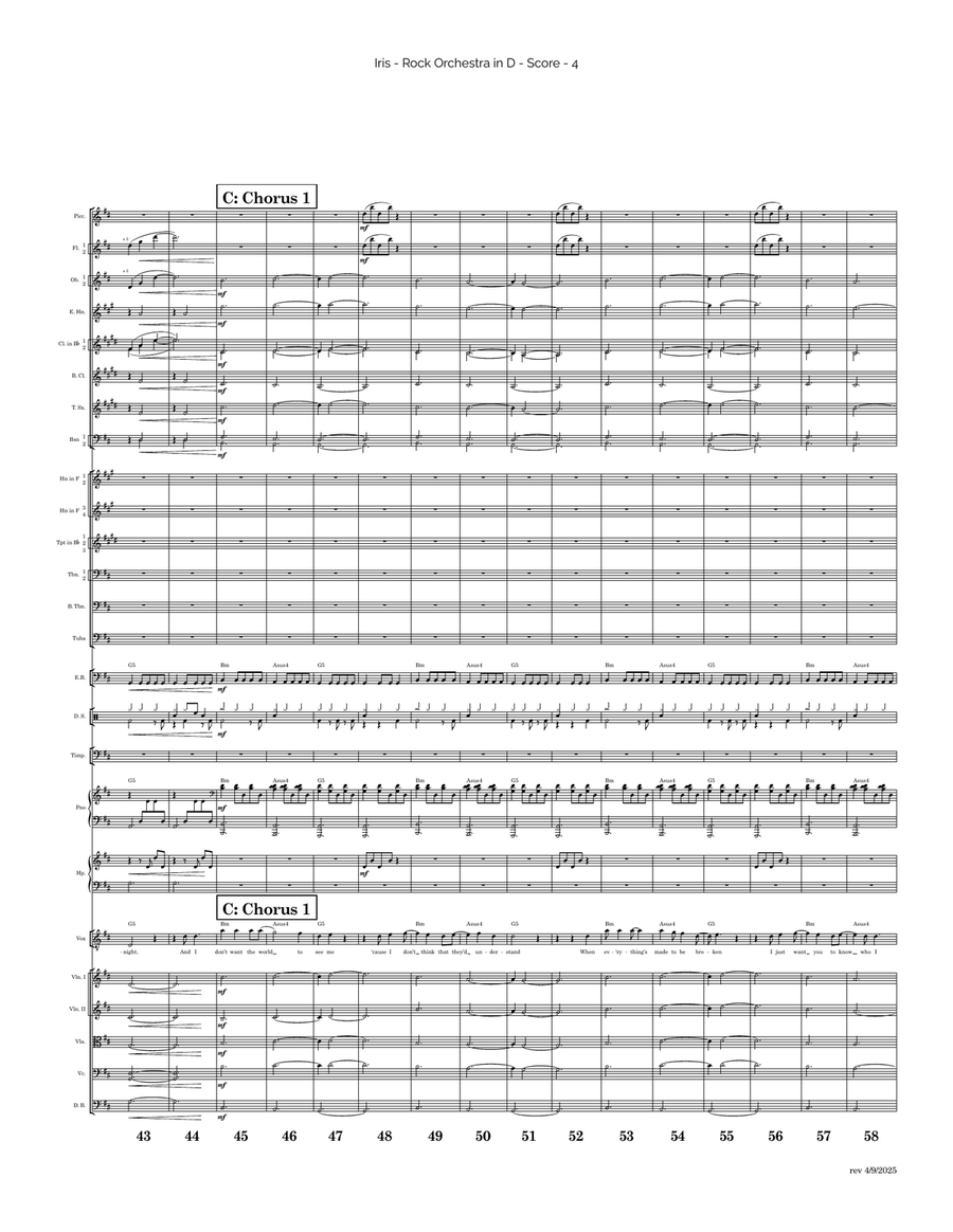 Iris Full Orchestra scores gallery preview page 4