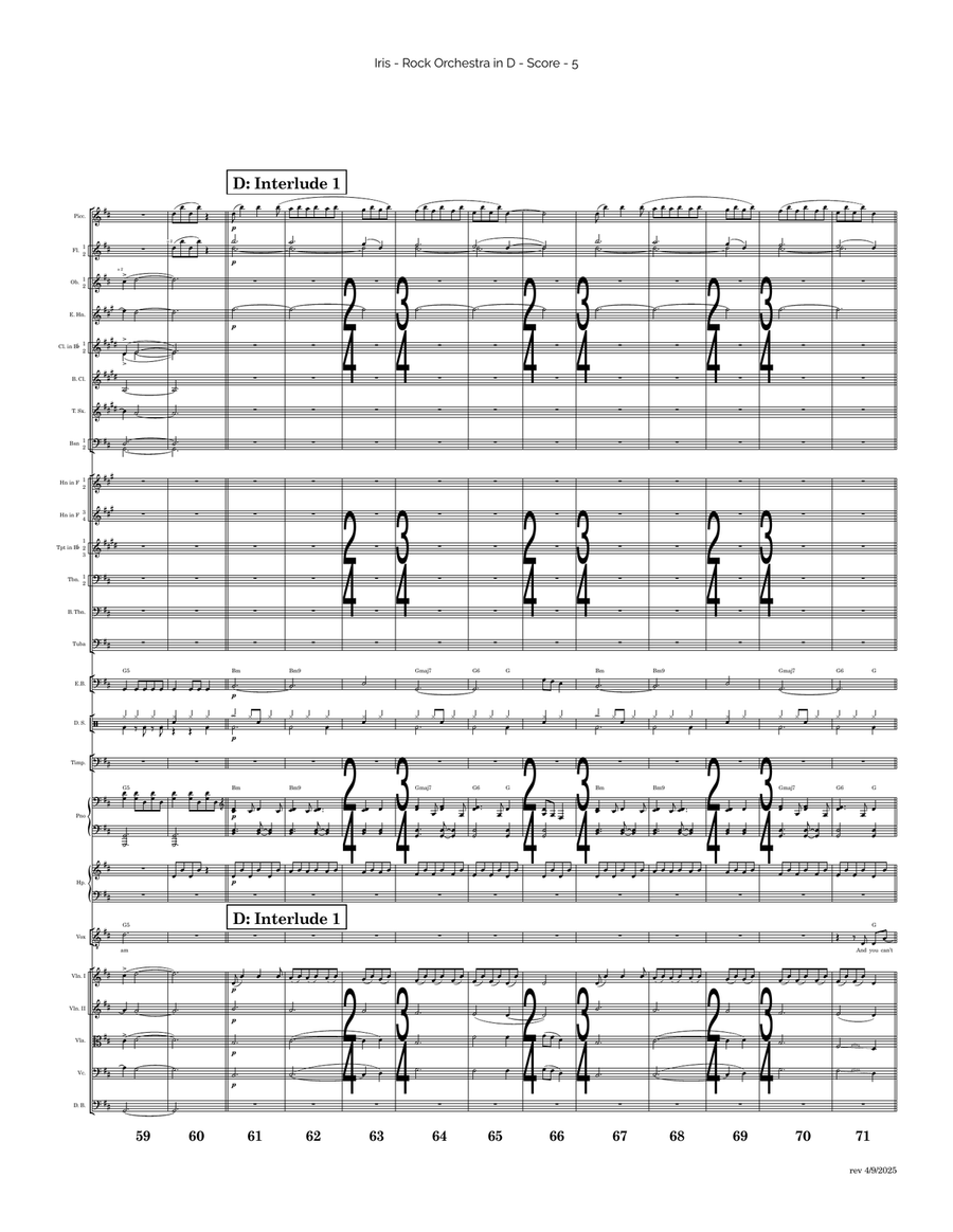 Iris Full Orchestra scores gallery preview page 5