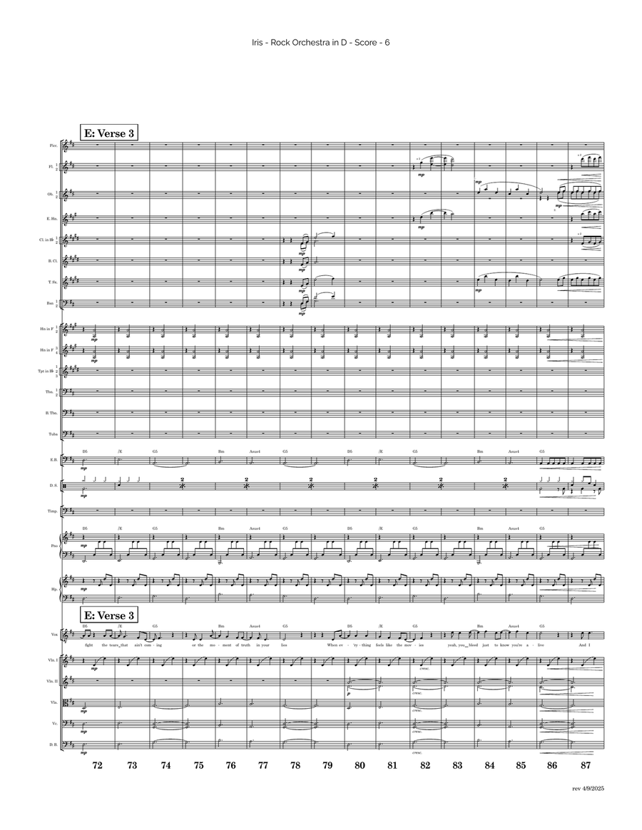 Iris Full Orchestra scores gallery preview page 6