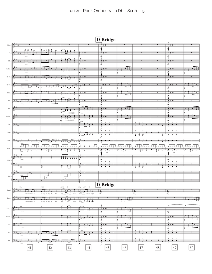 Lucky Full Orchestra scores gallery preview page 5