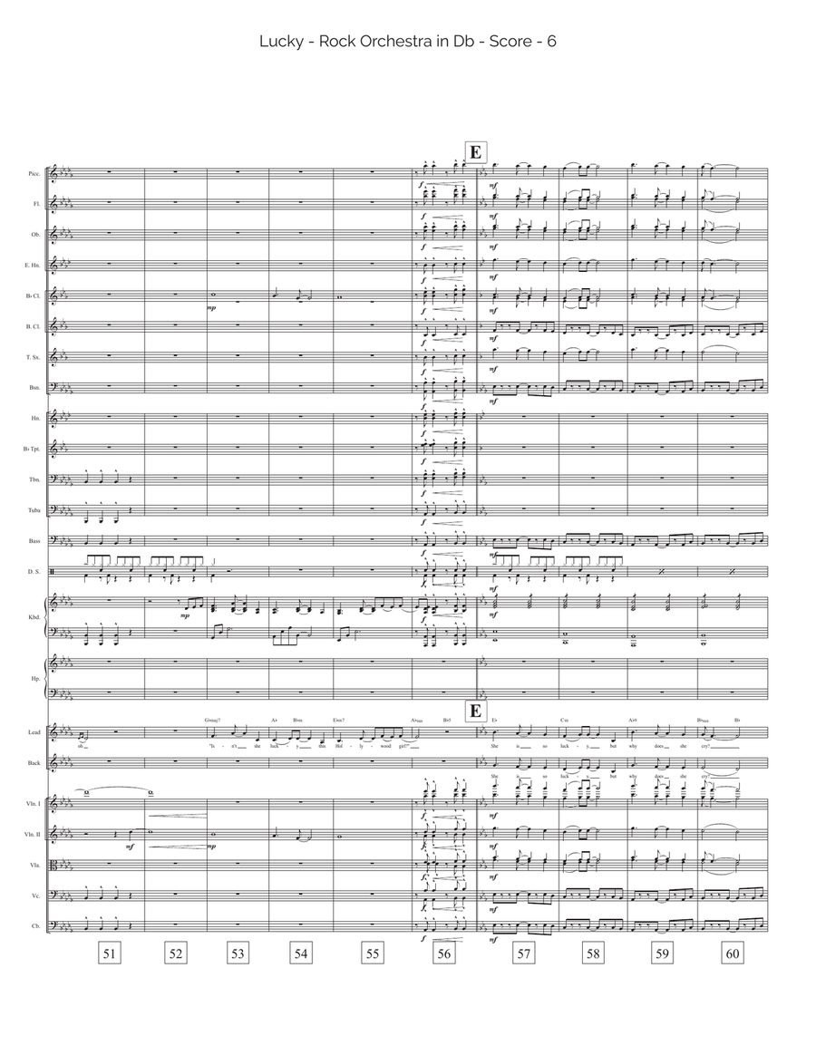 Lucky Full Orchestra scores gallery preview page 6