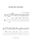 Across The Universe