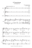 O Tannenbaum (O Christmas Tree) - SAB and piano