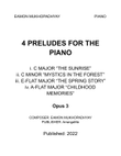 4 Preludes for the Piano - Opus 3