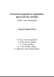 Melodías populares españolas para trío de cuerdas