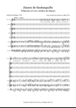 Jacara de fandanguillo - Villancico a 5 con violines de chanza - Score Only