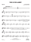 This Is For Albert (arr. Mark Taylor) - Tenor Sax mini preview