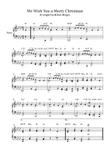 We Wish You a Merry Christmas - For Piano Solo, in Ab Major