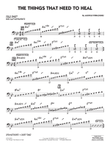 The Things That Need To Heal - Bass Clef Solo Sheet mini preview