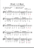 Minuet in G Major (J. S. Bach) for Bowed Psaltery Melody Double-Bowing