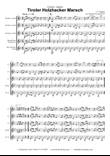 Tiroler Holzhacker Marsch - German Polka March Octoberfest - Clarinet Quartet - Eb