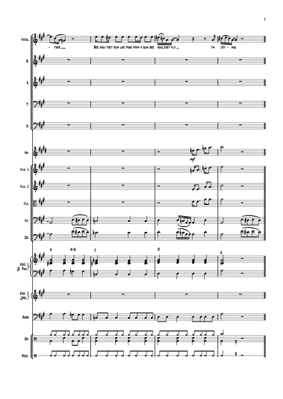 I Am The Walrus Large Ensemble scores gallery preview page 3
