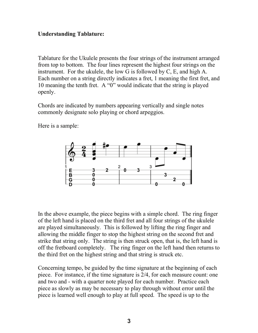 Mauro Giuliani: Studies Volume 4 - Opus 100 For Low G Ukulele Ukulele scores gallery preview page 5