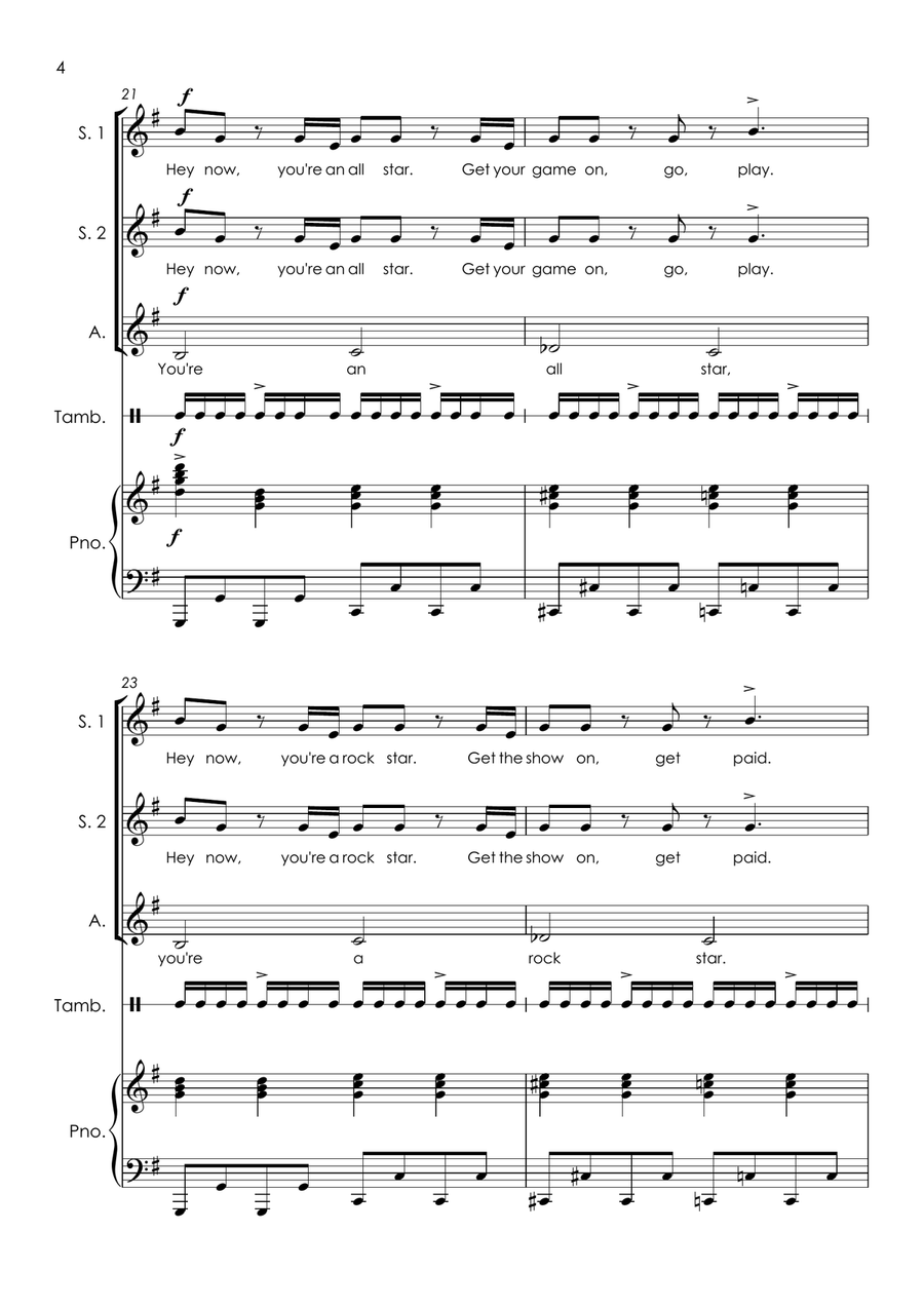 All Star All Star Small Ensemble scores gallery preview page 5