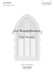 For Remembrance