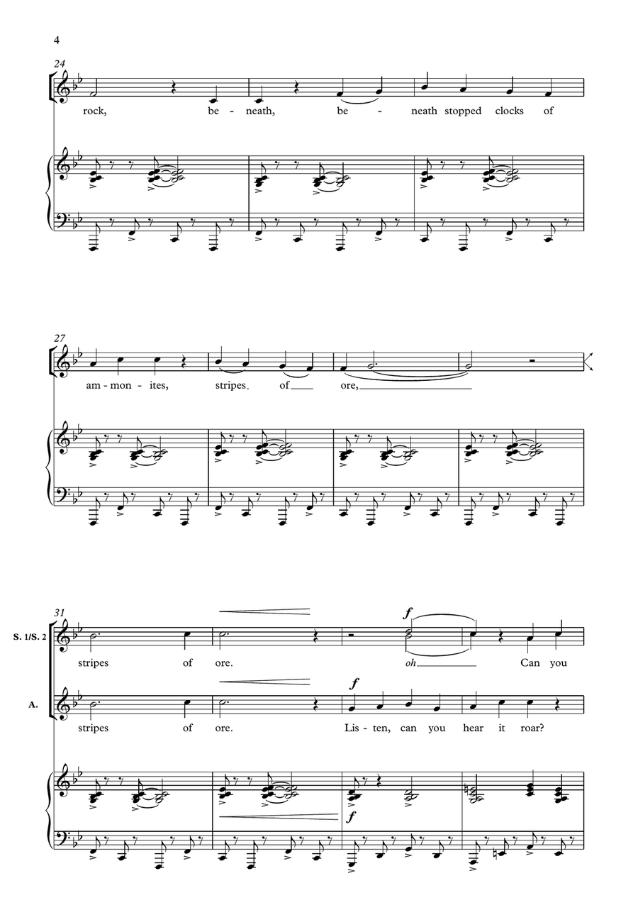 Our Voice Our Voice SSA scores gallery preview page 5