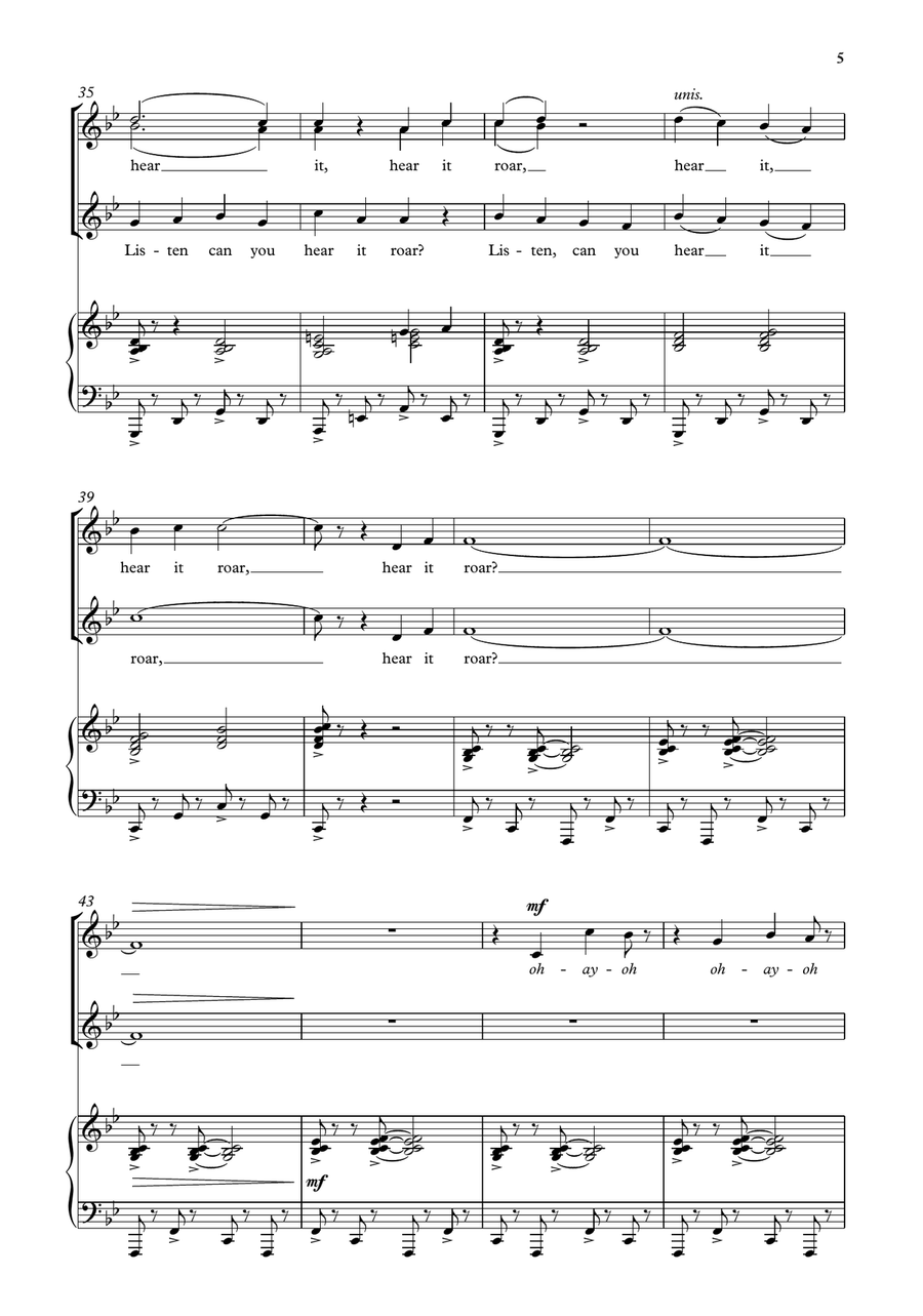 Our Voice Our Voice SSA scores gallery preview page 6