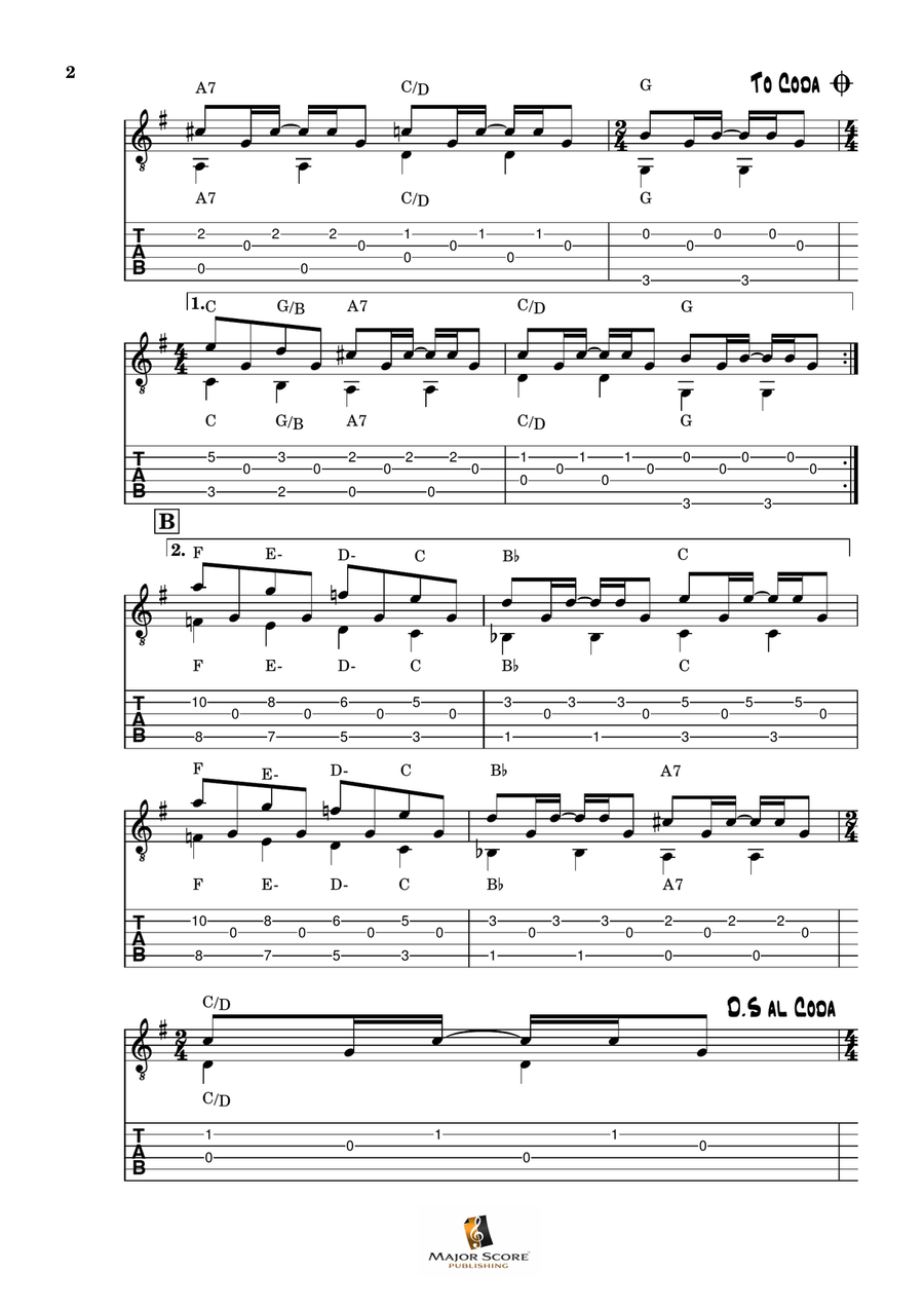Blackbird Blackbird Acoustic Guitar scores gallery preview page 2