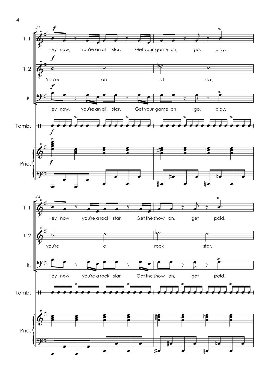 All Star All Star Small Ensemble scores gallery preview page 5