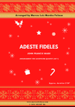 Adeste Fideles - Saxophone Quartet (SET 1) mini preview
