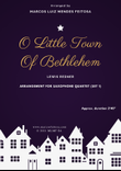 O Little Town of Bethlehem - Saxophone Quartet (SET 1) mini preview