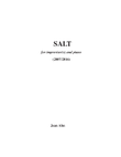 Salt for piano and improvisers