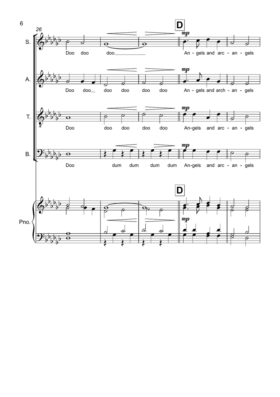 In The Bleak Midwinter In The Bleak Midwinter 4-Part scores gallery preview page 6