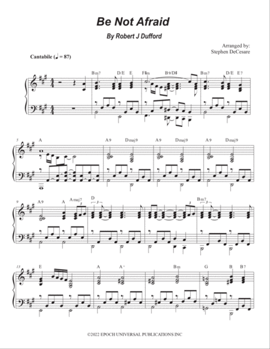 Be Not Afraid Horn scores gallery preview page 5