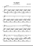 Ave Maria (Bach-Gounod) in D Major for Piano and Voice