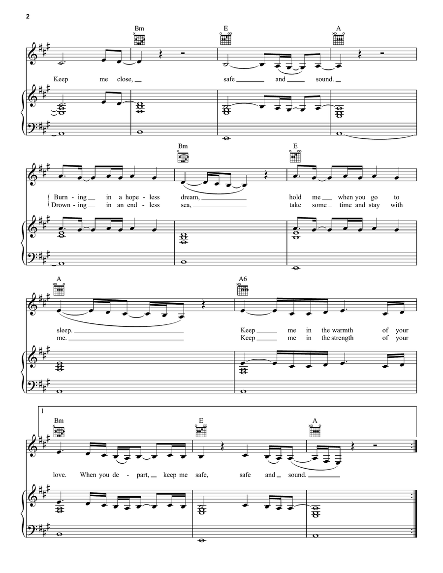 Lift Me Up (from Black Panther: Wakanda Forever) Piano, Vocal, Guitar scores gallery preview page 2
