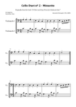 Cello Duet nº 2 – Minuetto (Originally from the book 