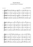 Silent Night for String Quartet in Bb Major