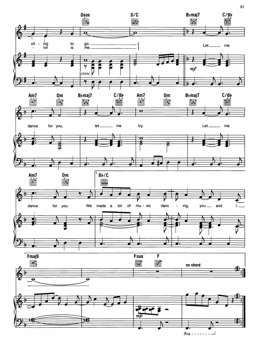 Let Me Dance For You (from A Chorus Line) Choir scores gallery preview page 3