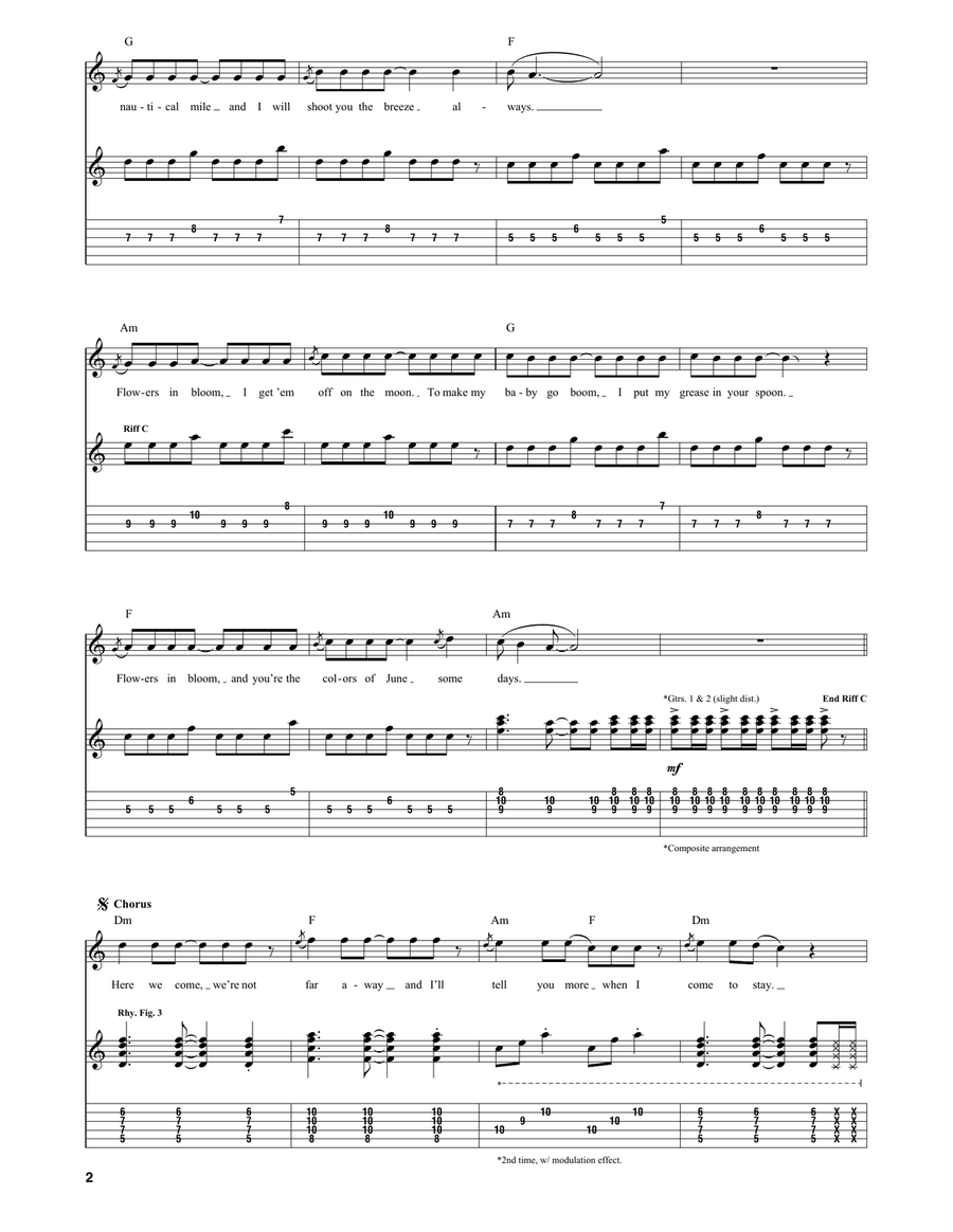 Shoot Me A Smile Shoot Me A Smile Guitar Tablature scores gallery preview page 2