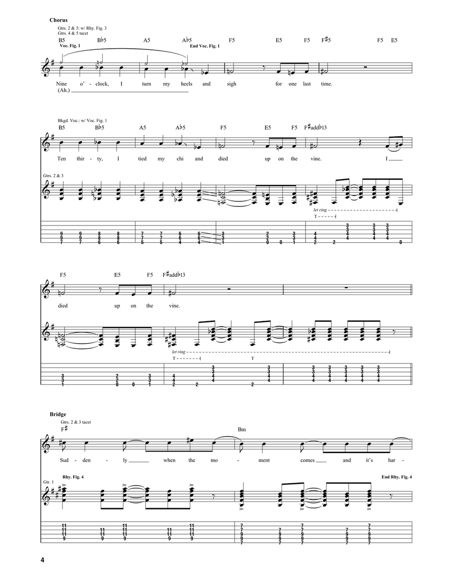 Bag Of Grins Bag Of Grins Guitar Tablature scores gallery preview page 4