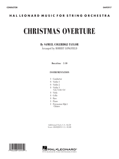 Christmas Overture (arr. Robert Longfield) - Conductor Score (Full Score)