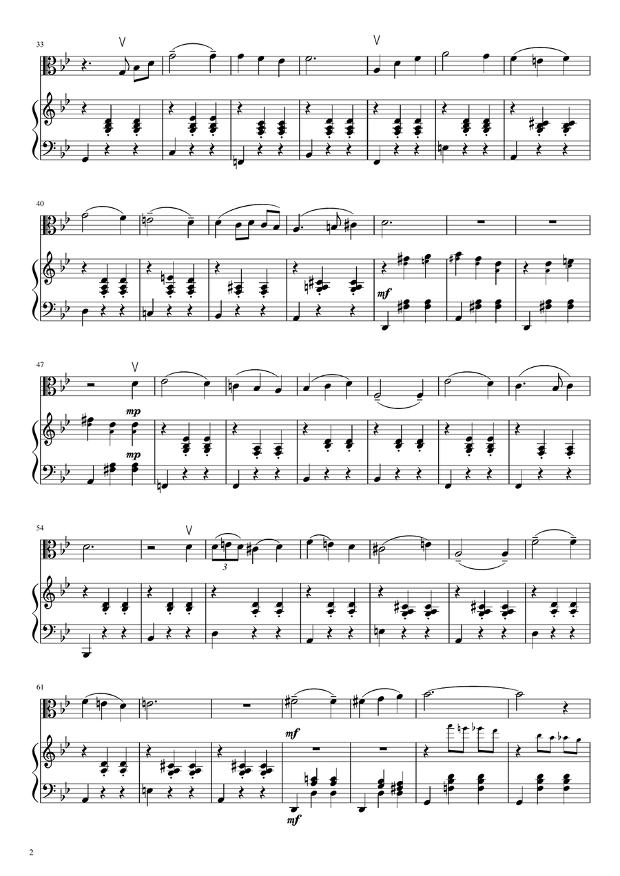 Merry-go-round Of Life Viola scores gallery preview page 3