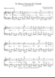 To Dance Among the Clouds - Song with Keyboard or Guitar