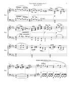 New World Symphony No. 9 Op. 95 B 178 Mov. 2 Piano Solo scores gallery preview page 4