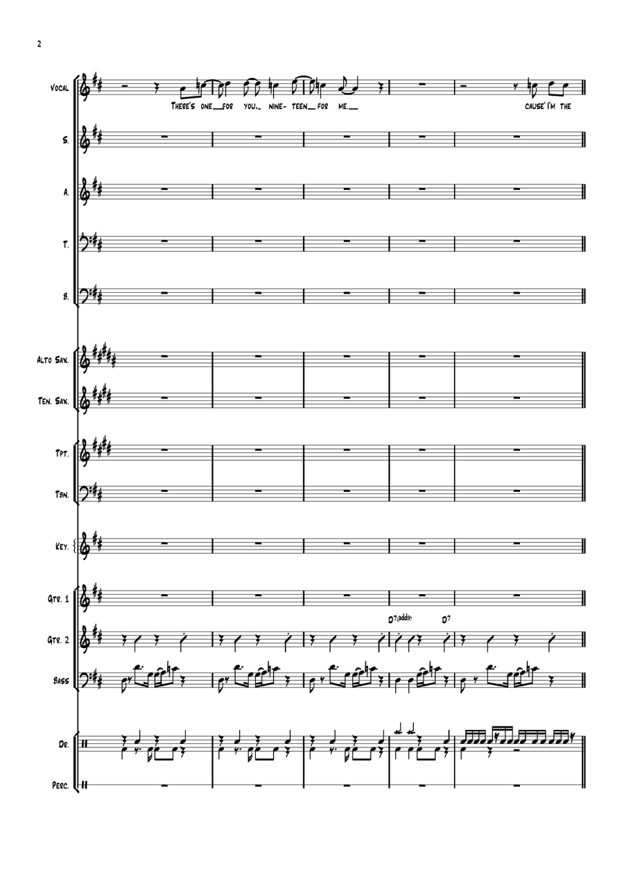 Taxman Large Ensemble scores gallery preview page 2