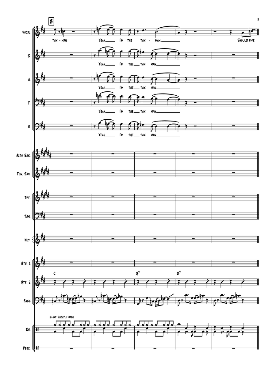 Taxman Large Ensemble scores gallery preview page 3