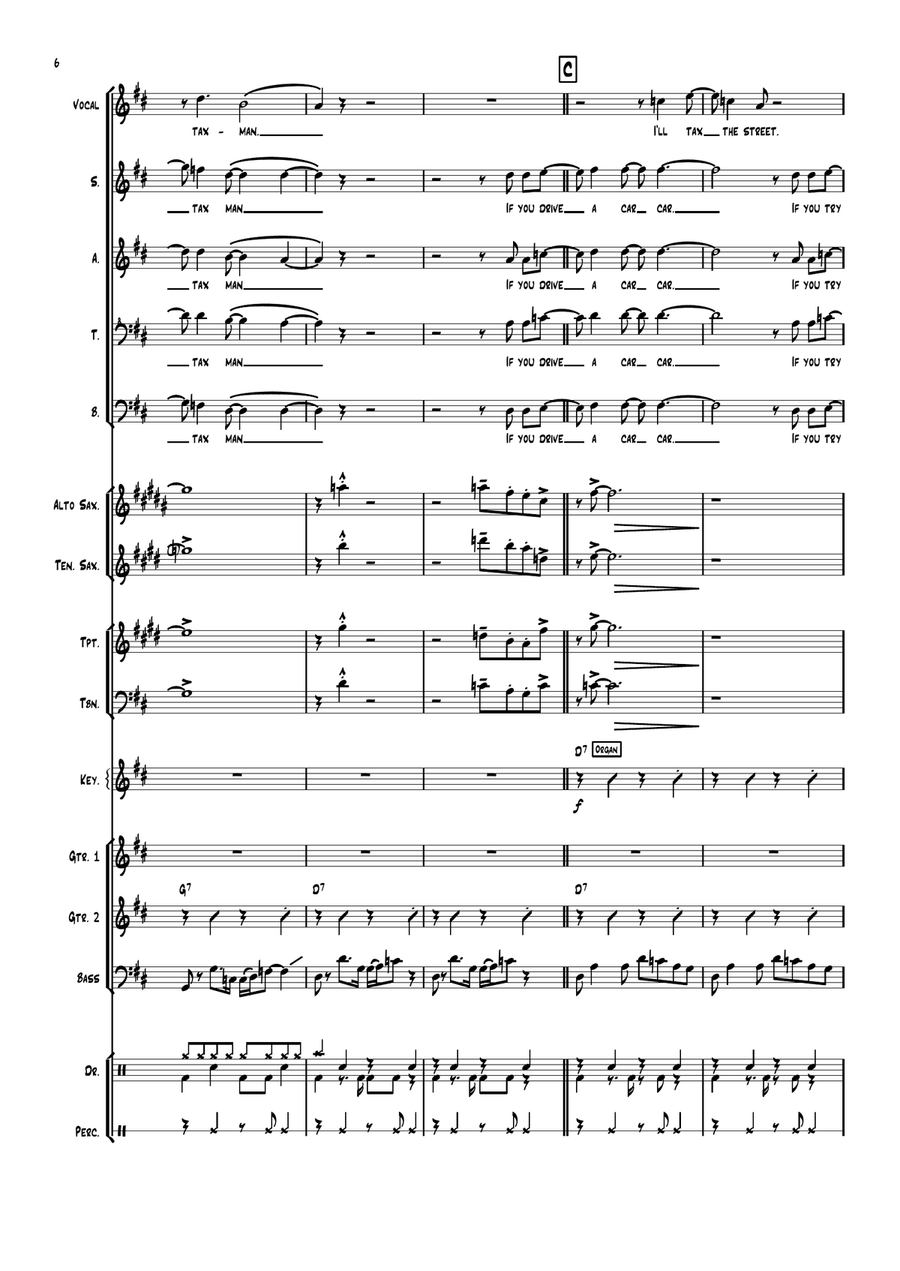 Taxman Large Ensemble scores gallery preview page 6