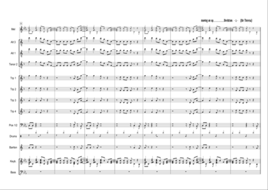Moving On Up Tenor Saxophone scores gallery preview page 2