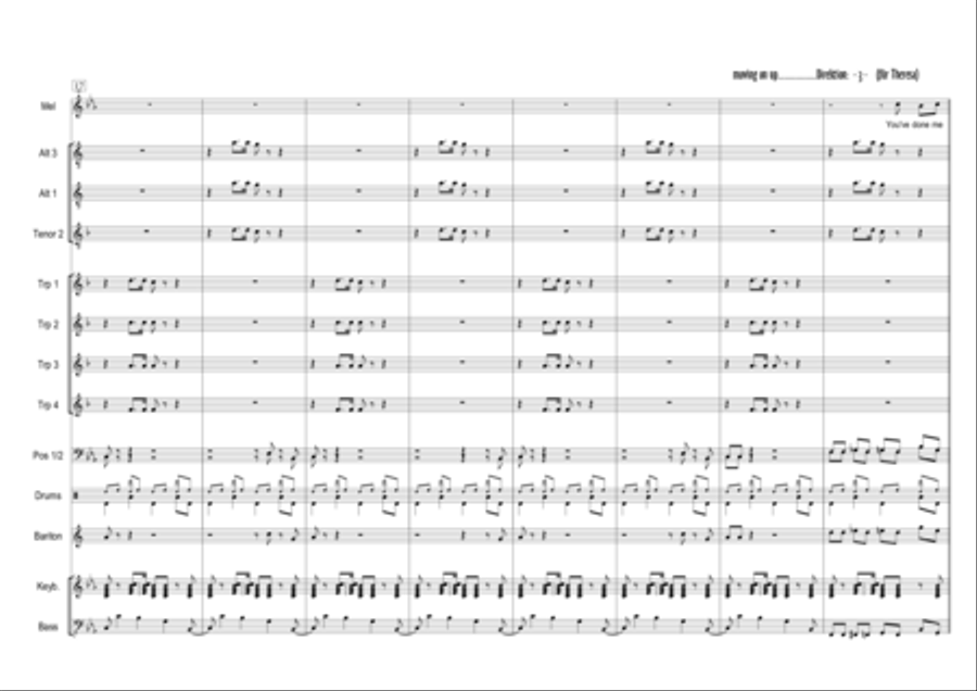 Moving On Up Tenor Saxophone scores gallery preview page 3